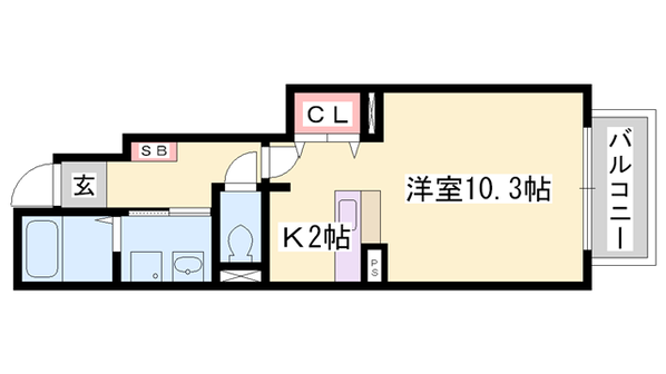 メゾン・カルム・Mの物件間取画像